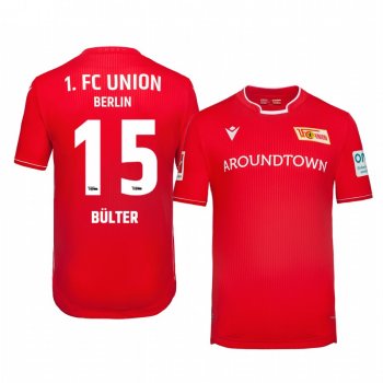 Marius Bulter Union Berlin 19-20 Home Men's Red Official Short Sleeve Jersey