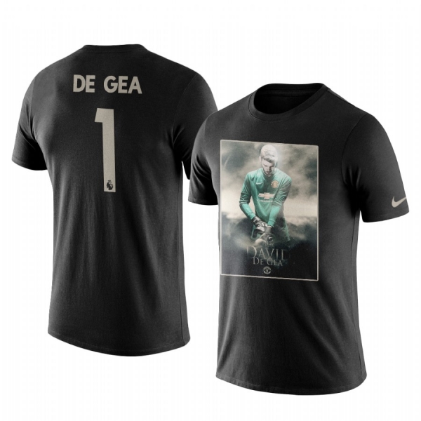 Men's David de Gea Manchester United Art Graphics Short Sleeve T-shirt