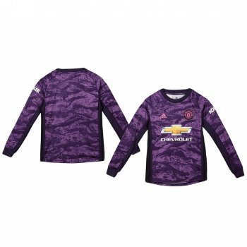 Youth 19-20 Manchester United Purple Home Goalkeeper Jersey