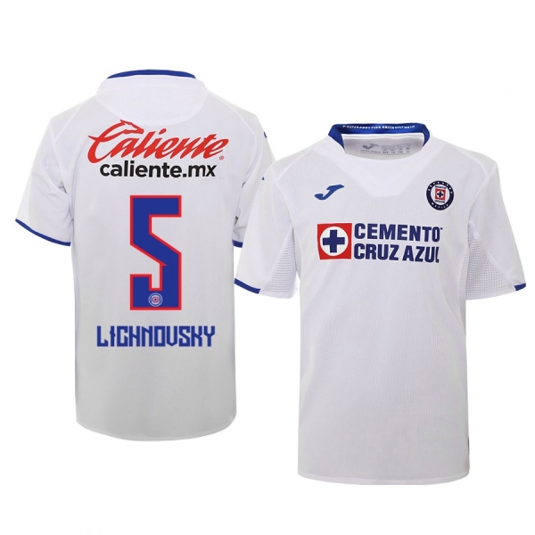 Youth Igor Lichnovsky Cruz Azul 19-20 White Away Official Jersey