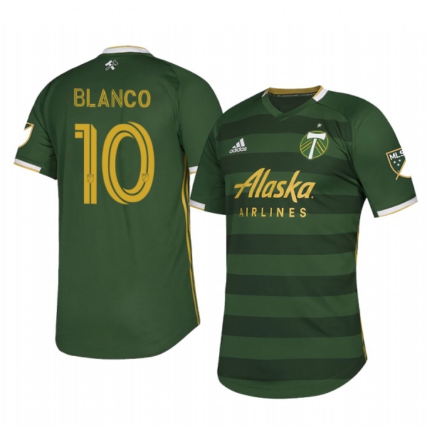 Portland Timbers Sebastian Blanco Men's Green Primary Short Sleeve Jersey 2020