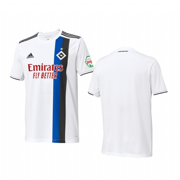 Youth Hamburger SV 19-20 Home White Short Sleeve Jersey