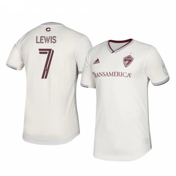 Jonathan Lewis Colorado Rapids 2020 Away Authentic Short Sleeve White Jersey