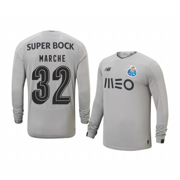 Youth Porto Agustin Marchesin Gray Goalkeeper Away Jersey 19-20