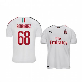 Youth Ricardo Rodríguez AC Milan 19-20 Away Short Sleeve Jersey