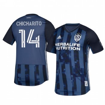 Javier Hernandez Los Angeles Galaxy 2020 Navy Secondary Authentic Jersey Men's