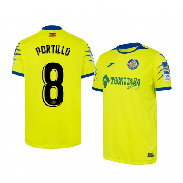 Getafe Francisco Portillo Men's 19-20 Third Replica Short Sleeve Jersey