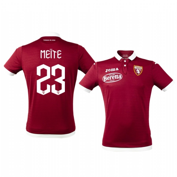 Torino Soualiho Meïté 19-20 Home Men's Short Sleeve Jersey