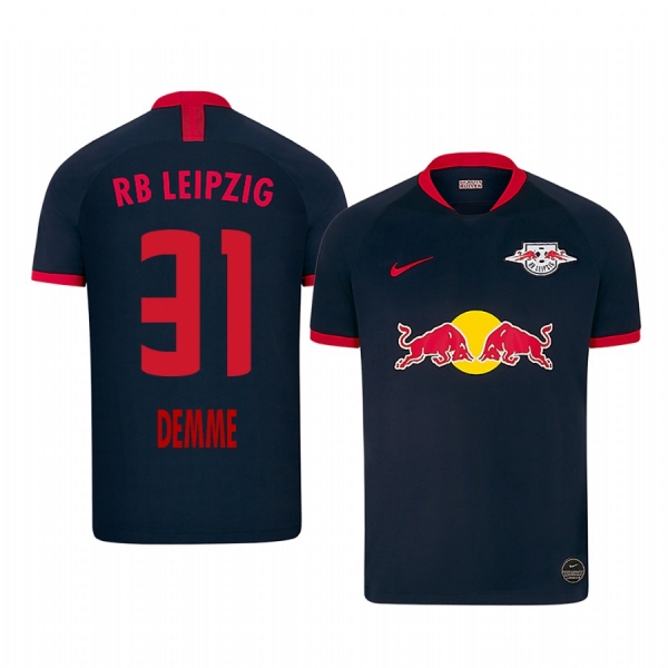 RB Leipzig Diego Demme Black Away Jersey 19-20 Men's