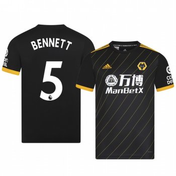 Ryan Bennett Wolverhampton Wanderers Away Men's Short Sleeve Jersey 19-20