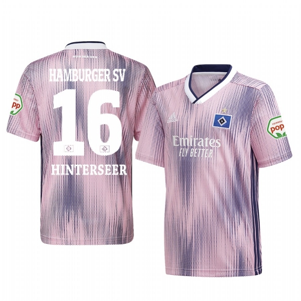 Hamburger SV Lukas Hinterseer 19-20 Away Men's Pink Short Sleeve Jersey