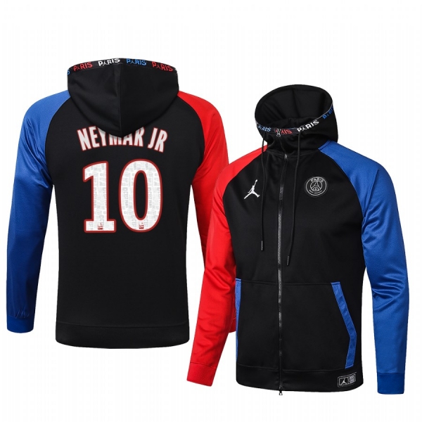 Neymar JR Paris Saint-Germain Black Classic Full-Zip Jacket