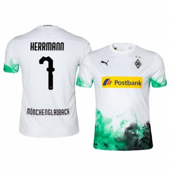 Midfielder Borussia Monchengladbach Patrick Herrmann Men's Home Jersey 19-20