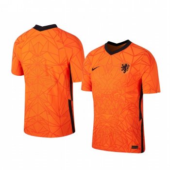 Netherlands 2020 Orange Home Men's Short Sleeve Jersey