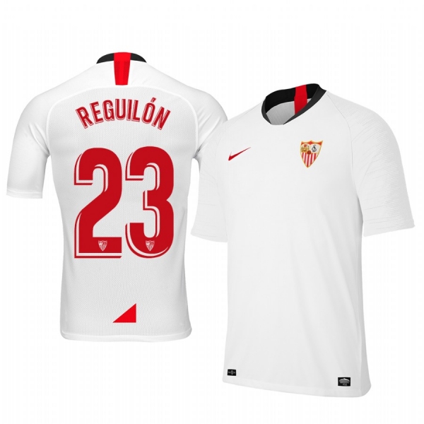 Youth Sergio Reguilon Sevilla 19-20 Home White Short Sleeve Jersey