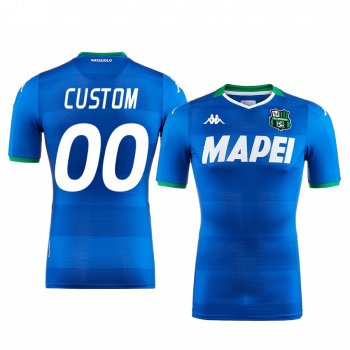 Custom U.S. Sassuolo Calcio 2019-20 Blue Third Men's Short Sleeve Jersey