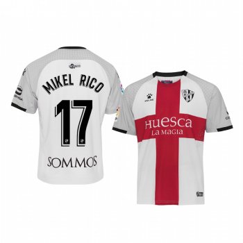 Mikel Rico SD Huesca Away White Short Sleeve Jersey