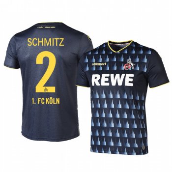 1. FC Koln Benno Schmitz 19-20 Third Men's Black Short Sleeve Jersey