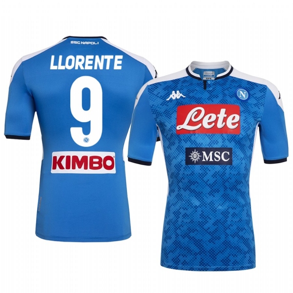 Men's Fernando Llorente SSC Napoli 19-20 Home Jersey