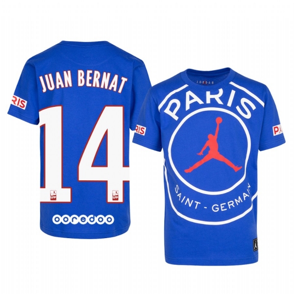 Paris Saint-Germain Juan Bernat Men's Royal Game T-Shirt 2020-21