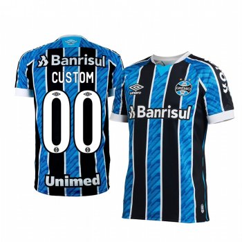 Gremio Custom 2020-21 Home Men's Blue Short Sleeve Jersey