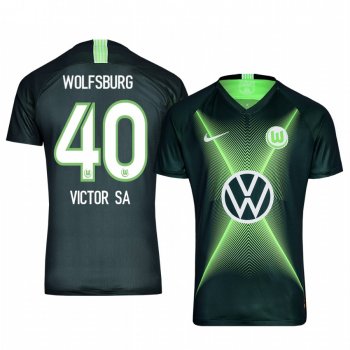 Forward VfL Wolfsburg João Victor Men's Home Jersey 19-20