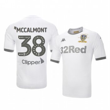 Alfie McCalmont Leeds United Home White 100 Year Crest Jersey