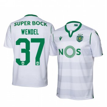 Wendel Sporting Lisbon 19-20 Third Men's White Short Sleeve Jersey