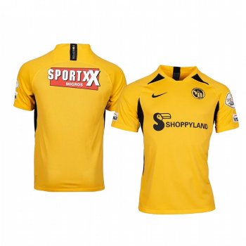 BSC Young Boys Home Golden Short Sleeve Jersey