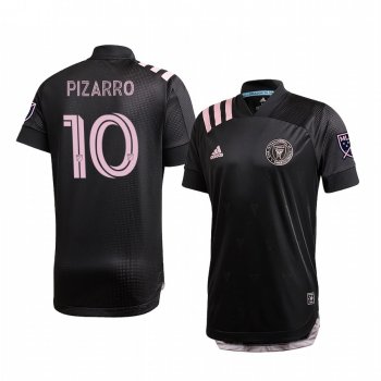 Rodolfo Pizarro Inter Miami Black 2020 Inaugural Away Men's Authentic Short Sleeve Jersey