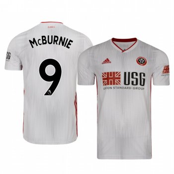 Oliver McBurnie Sheffield United Away Men's Short Sleeve Jersey 19-20