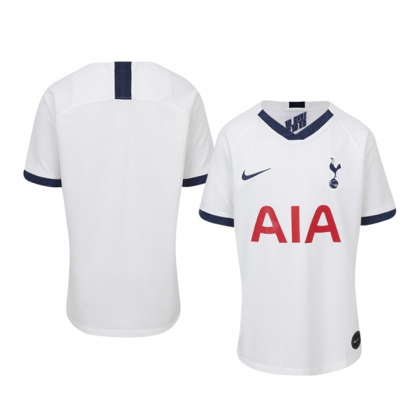 Youth Tottenham Hotspur 19-20 Home White Short Sleeve Jersey