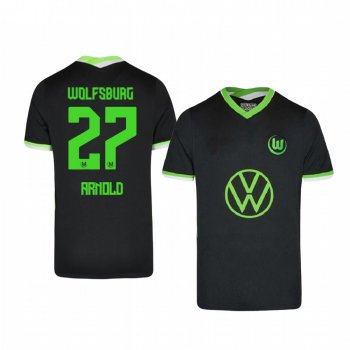 Maximilian Arnold VfL Wolfsburg 2020-21 Home Men's Green Short Sleeve Jersey