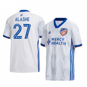 Youth Fatai Alashe FC Cincinnati 2020-21 Away White Short Sleeve Jersey