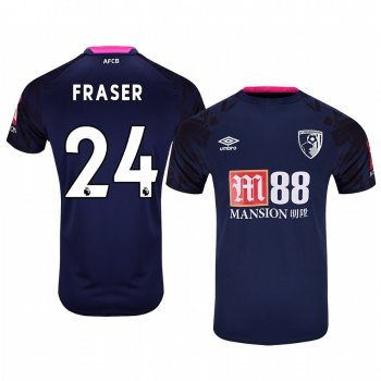 Ryan Fraser AFC Bournemouth Away Men's Short Sleeve Jersey 19-20