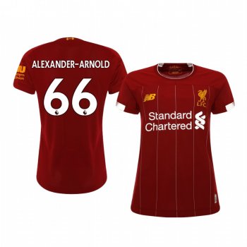 Women's Trent Alexander-Arnold Liverpool Home Short Sleeve Jersey 19-20