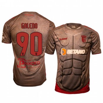 Galeno Braga Third Gray Short Sleeve Jersey