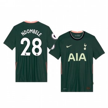 Tanguy Ndombele Hotspur Football Club 2020-21 Away Men's Green Short Sleeve Jersey