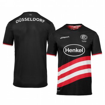 Fortuna Düsseldorf 19-20 Third Men's Black Short Sleeve Jersey