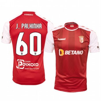 Joao Palhinha Braga Home Red Short Sleeve Jersey