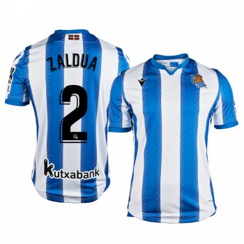 Joseba Zaldúa Real Sociedad Home Men's Jersey 19-20