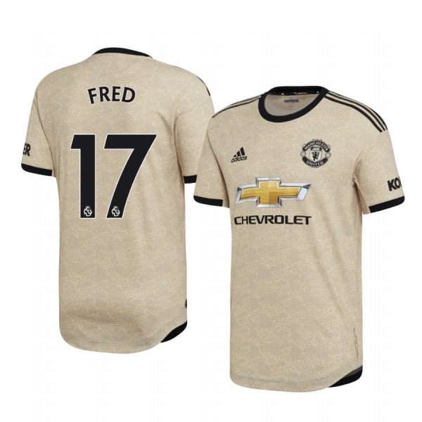 Fred Manchester United Away Men's Short Sleeve Jersey 19-20