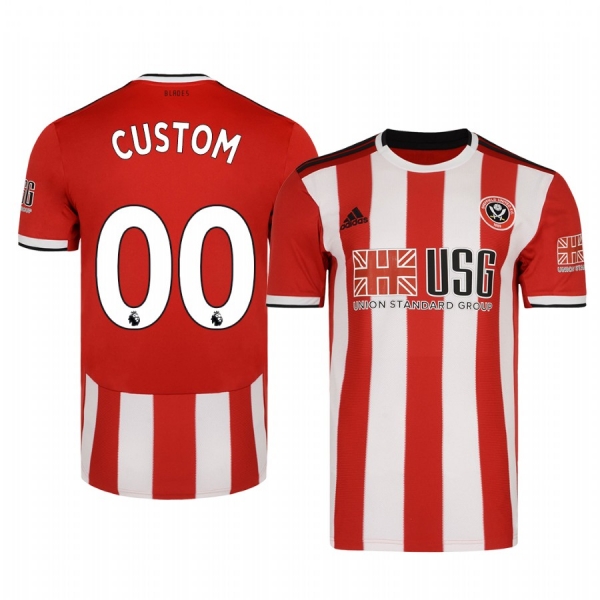 Custom Sheffield United Men's Home Jersey 19-20