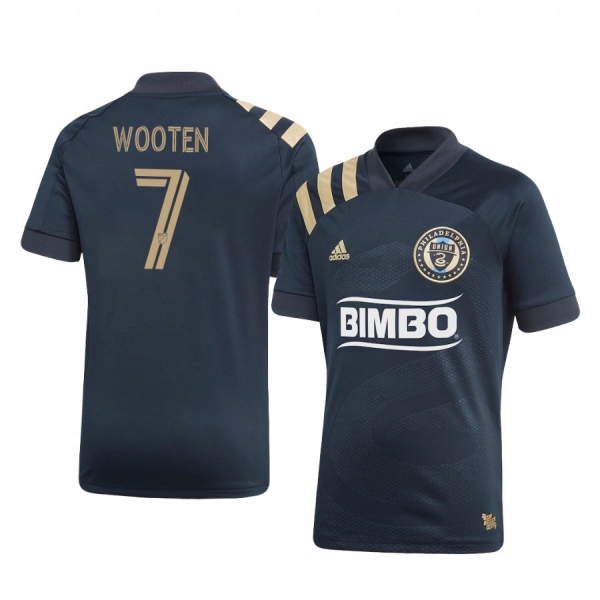 Andrew Wooten Philadelphia Union 2020-21 Home Men's Wooten Short Sleeve Jersey