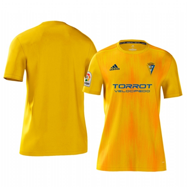 Cadiz CF Home Yellow Short Sleeve Jersey