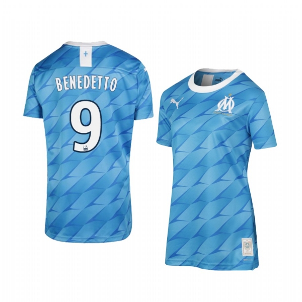 Women's Olympique de Marseille Dario Benedetto Away Jersey 19-20