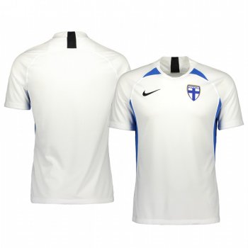 Finland Men's 2020 Home Authentic Short Sleeve Jersey