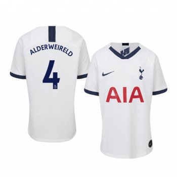 Youth Toby Alderweireld Tottenham Hotspur 19-20 Home White Short Sleeve Jersey