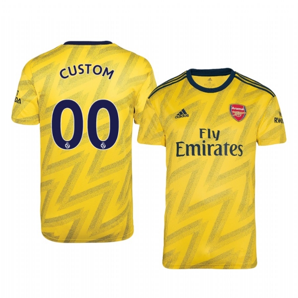 Custom Arsenal Away Men's Short Sleeve Jersey 19-20