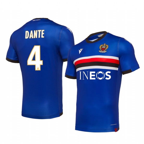 OGC Nice Dante Men's Royal Third Short Sleeve Jersey 19-20